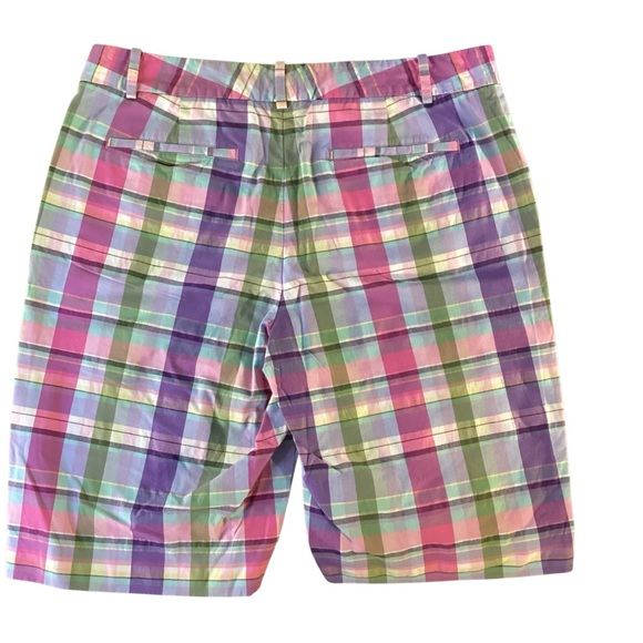 Ralph Lauren‎ Pink and Green Bermuda Golf Shorts Size 8 - Picture 3 of 5